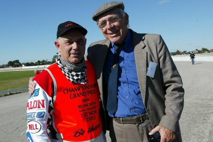Ian Hoskins with Ivan Mauger taken in 2003